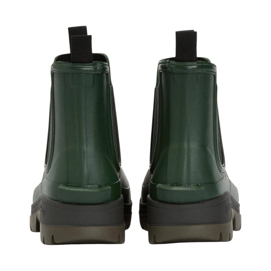 Stivaletti Uomo Barbour Rubber Ninbus Wellington Gomma Cotone Olive Mrf0028