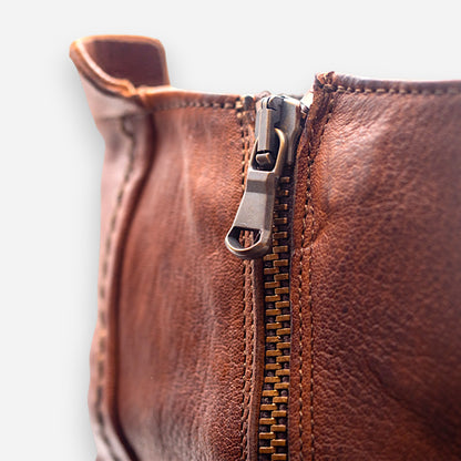 Stivaletti Uomo JP/DAVID Rag. Pelle Cacao BERLIN