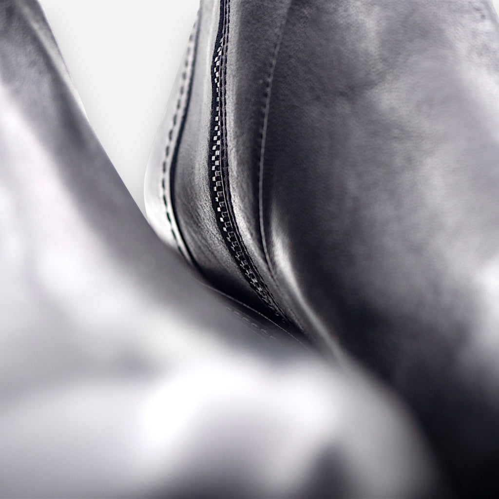 JP/DAVID Men's Ankle Boots in Black Leather BERLIN