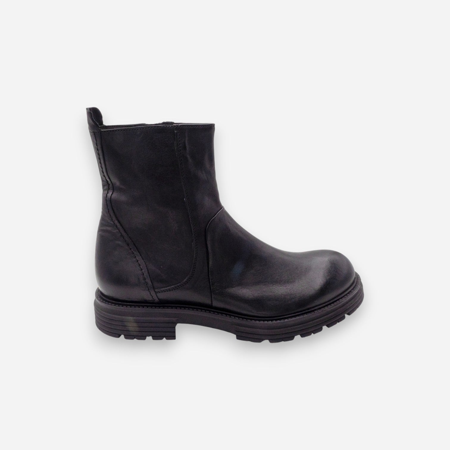 Stivaletti Uomo JP/DAVID Rag. Pelle Nero BERLIN