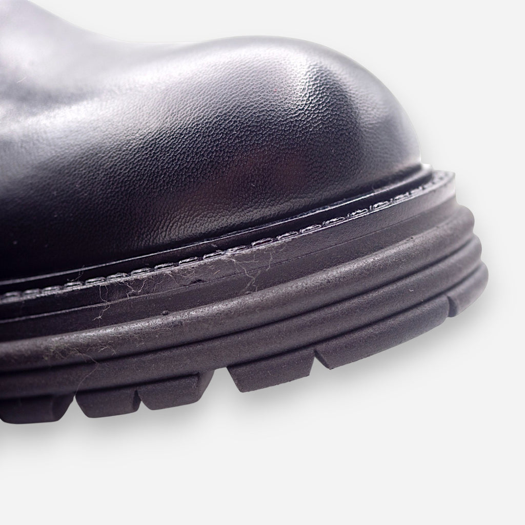 JP/DAVID Men's Ankle Boots in Black Leather BERLIN