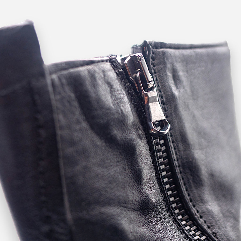 JP/DAVID Men's Ankle Boots in Black Leather BERLIN