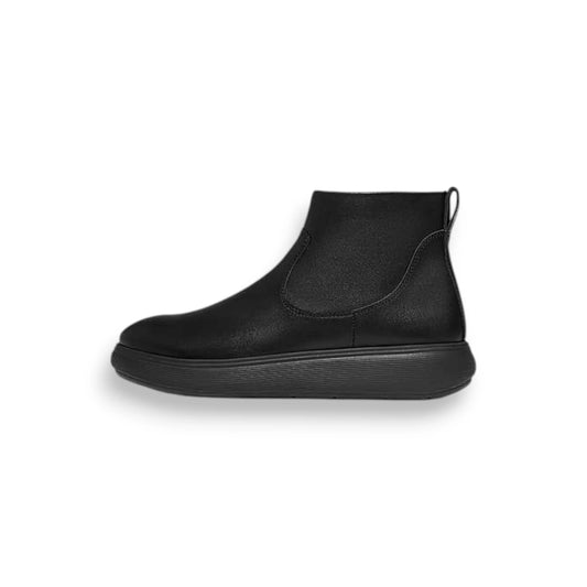 Stivaletti Donna FitFlop Iq-Comff Zip Ankle Boots Leather Black E2Z-090