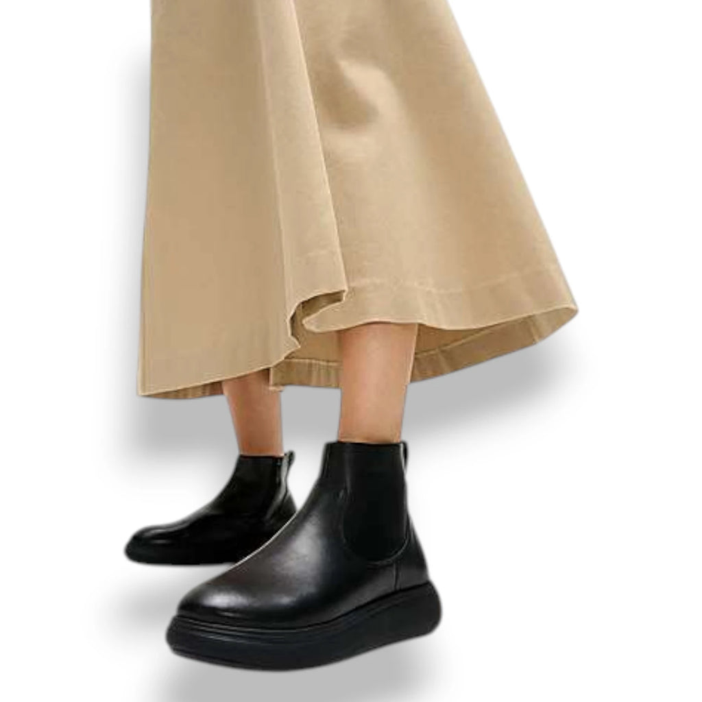  - ["Donna","FitFlop","FW25","NOEAN","Scarpe","Stivaletti"] - Stivaletti Donna FitFlop Iq-Comff Zip Ankle Boots Leather Black E2Z-090 - Lupis SRL