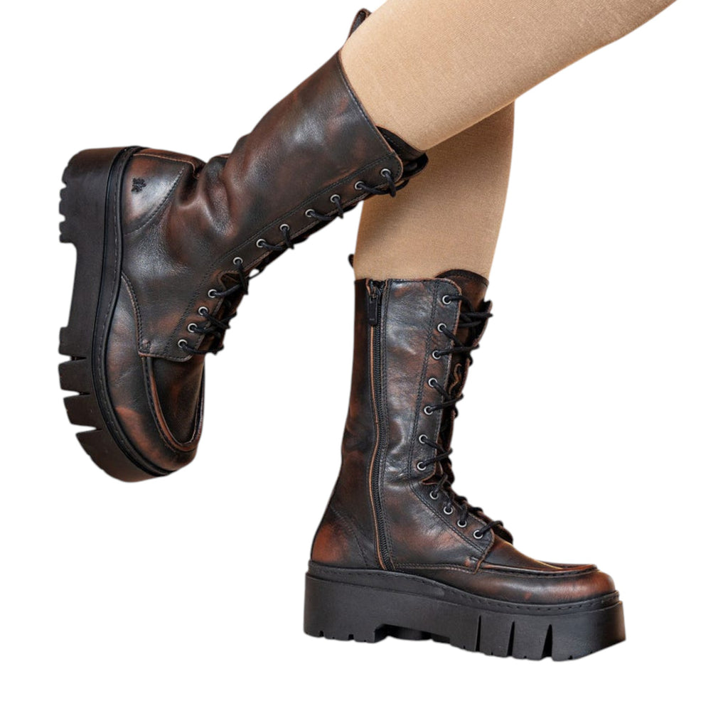 Stivali Donna The Art Company A Sport Castagna Leeds 6403919800-1768