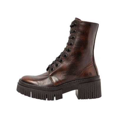 The Art Company Women's Boots A Sport Leather Chestnut Black 6403911800-1375