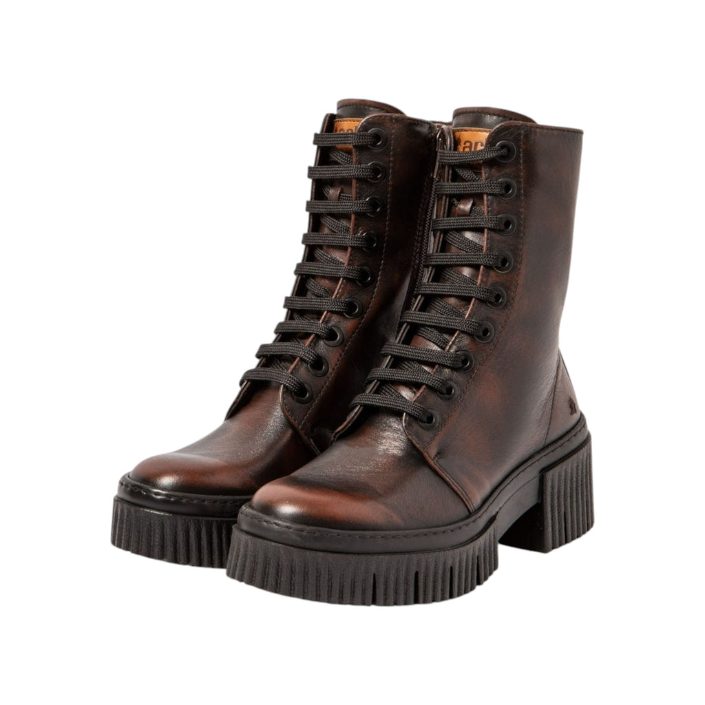 - ["Anfibi","Donna","FW25","Scarpe","Stivali","The Art Company"] - Stivali Donna The Art Company A Sport Pelle Castagna Black 6403911800-1375 - Lupis SRL