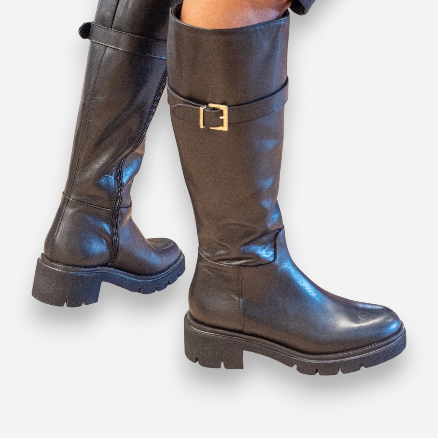 Stivali Donna Gianni Crasto Nature Pelle Nero 7023