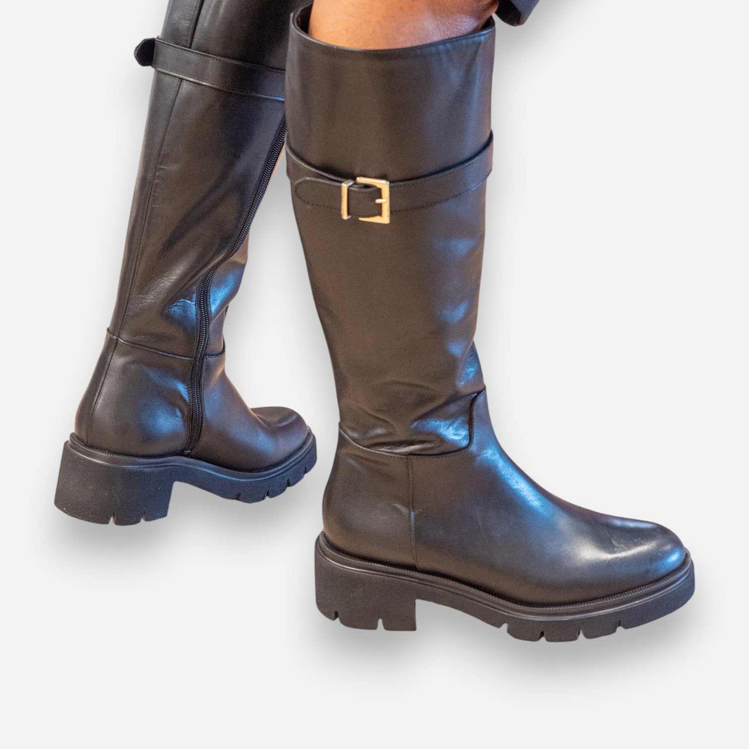 Stivali Donna Gianni Crasto Nature Pelle Nero 7023