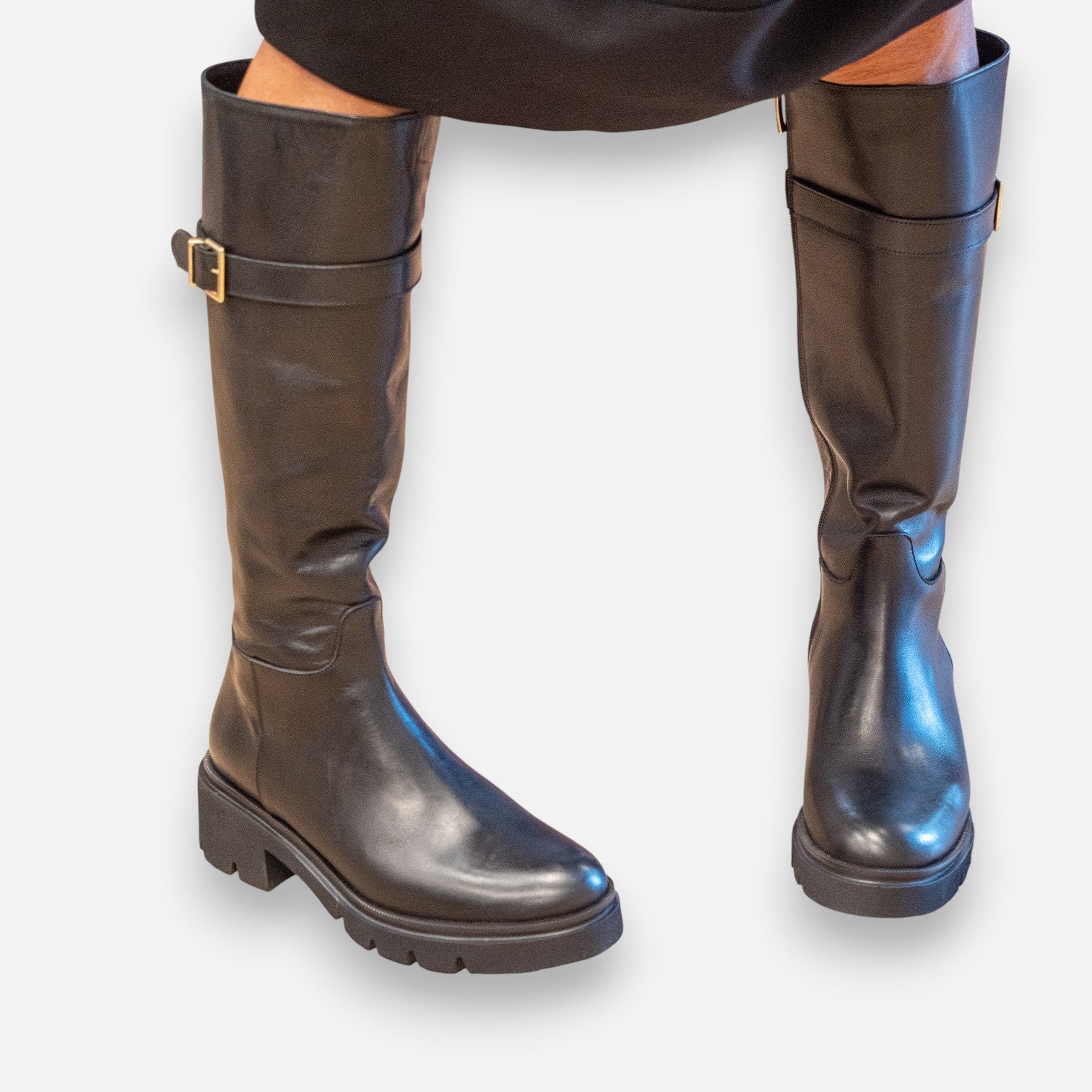 Stivali Donna Gianni Crasto Nature Pelle Nero 7023