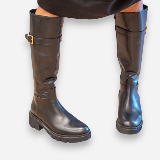 Stivali Donna Gianni Crasto Nature Pelle Nero 7023