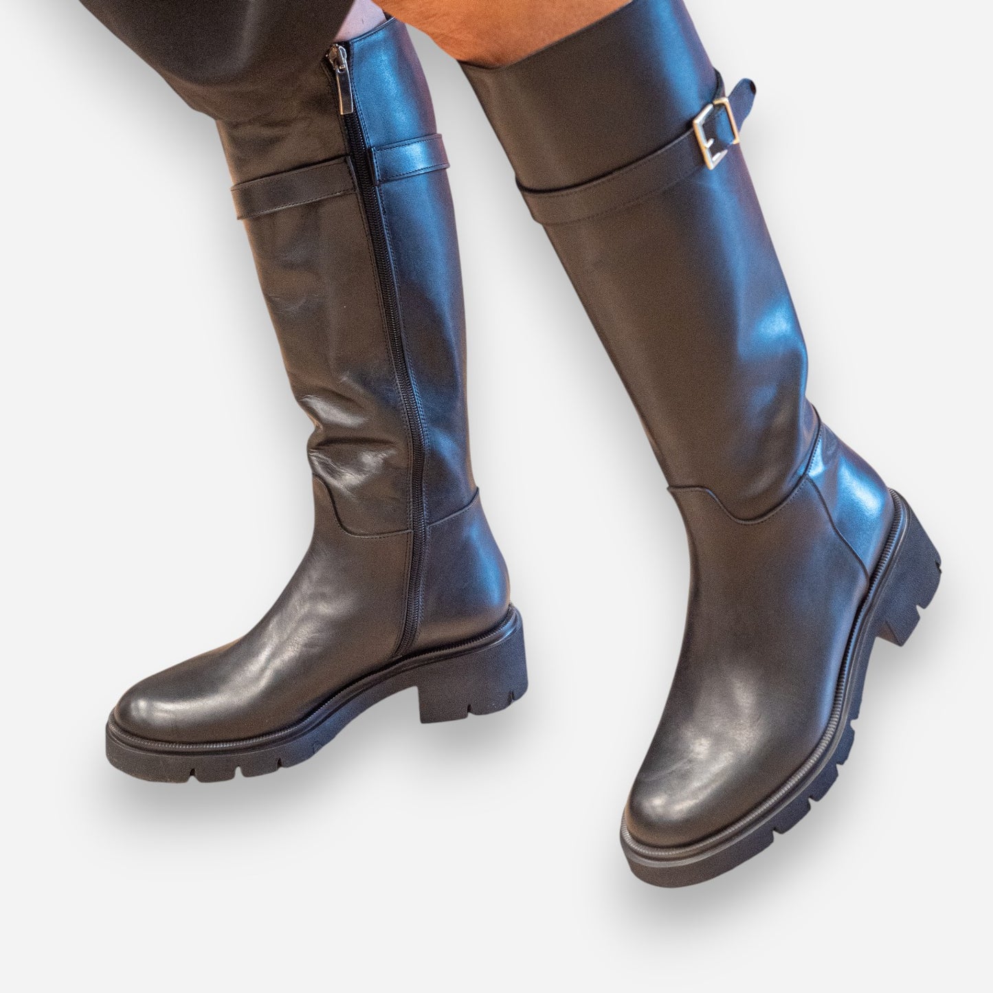 Stivali Donna Gianni Crasto Nature Pelle Nero 7023