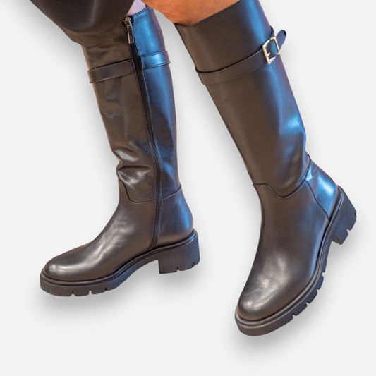 Stivali Donna Gianni Crasto Nature Pelle Nero 7023