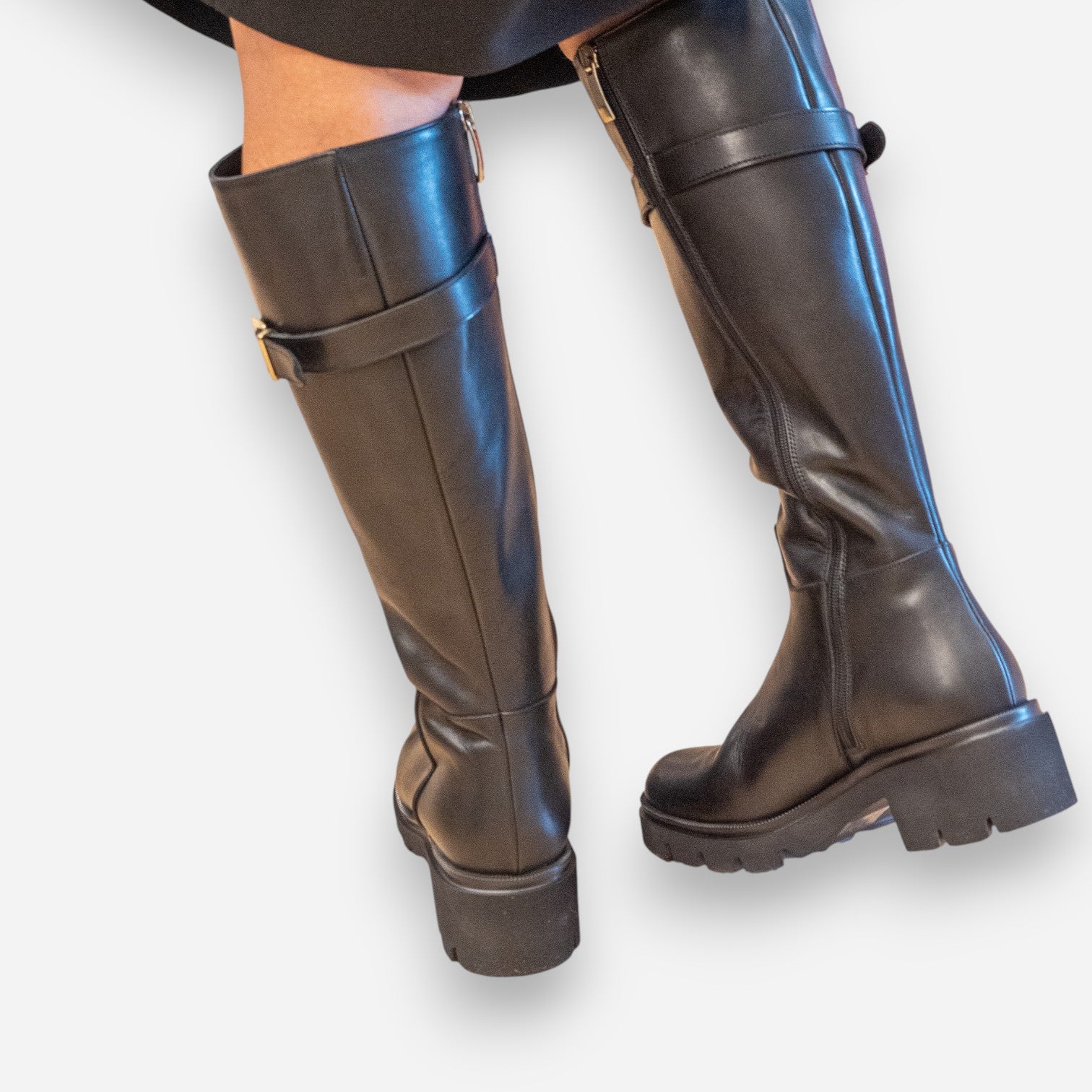 Stivali Donna Gianni Crasto Nature Pelle Nero 7023