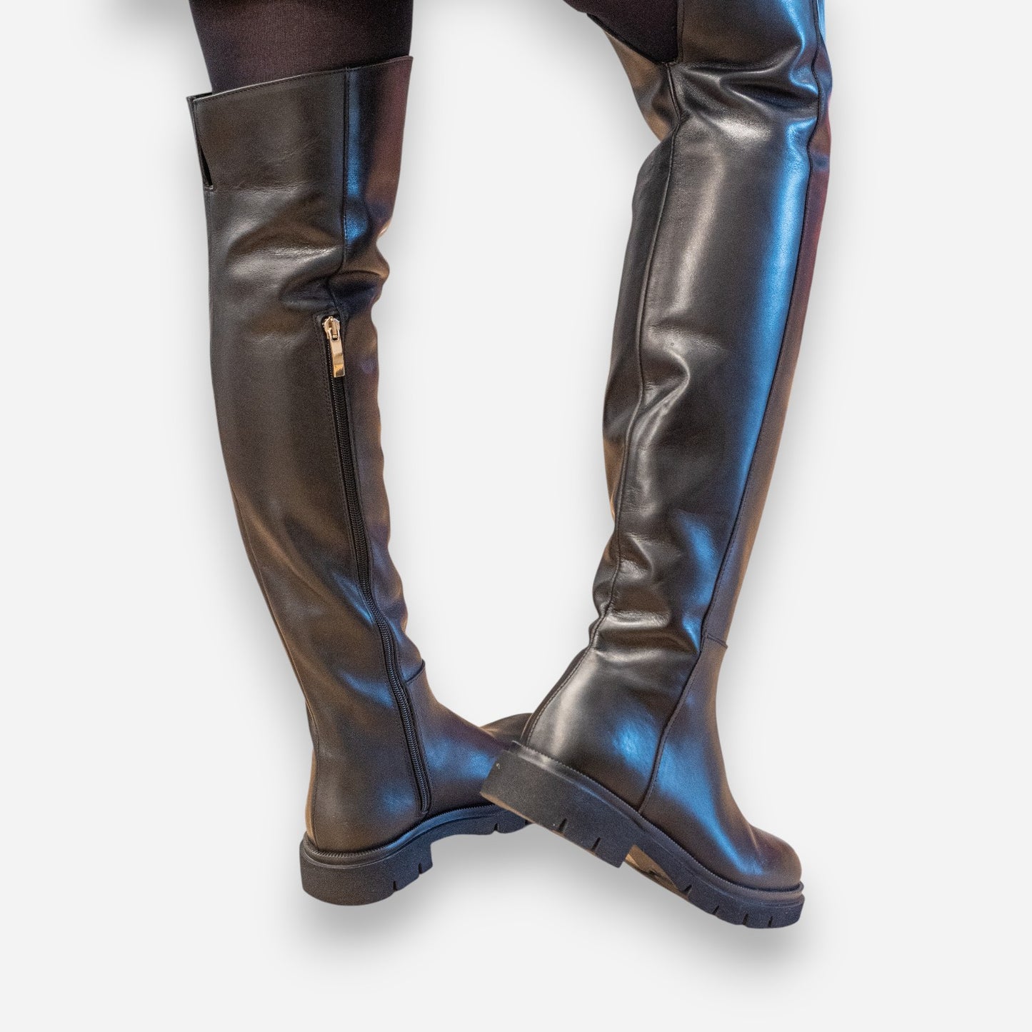 Stivali Donna Gianni Crasto Nature Pelle Nero 7695