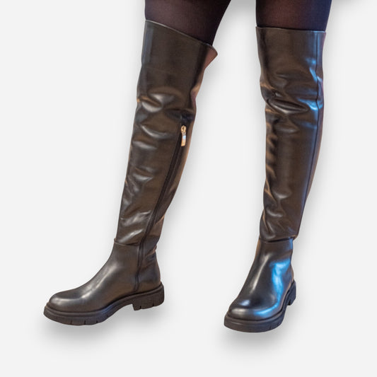 Stivali Donna Gianni Crasto Nature Pelle Nero 7695