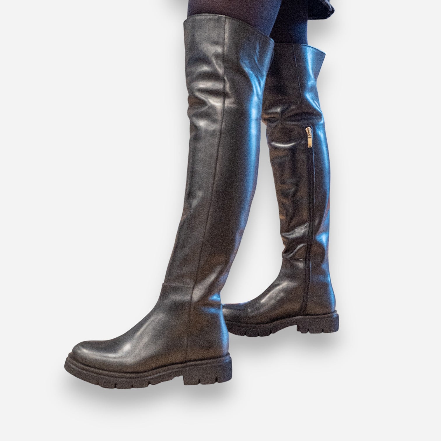 Stivali Donna Gianni Crasto Nature Pelle Nero 7695