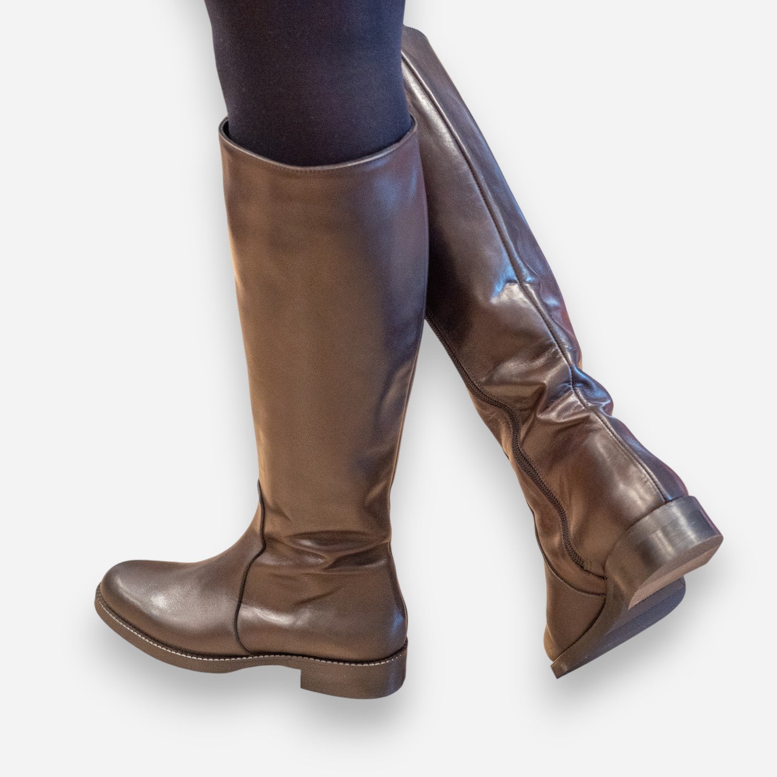 Stivali Donna Gianni Crasto Nature Pelle Testa di Moro 2055