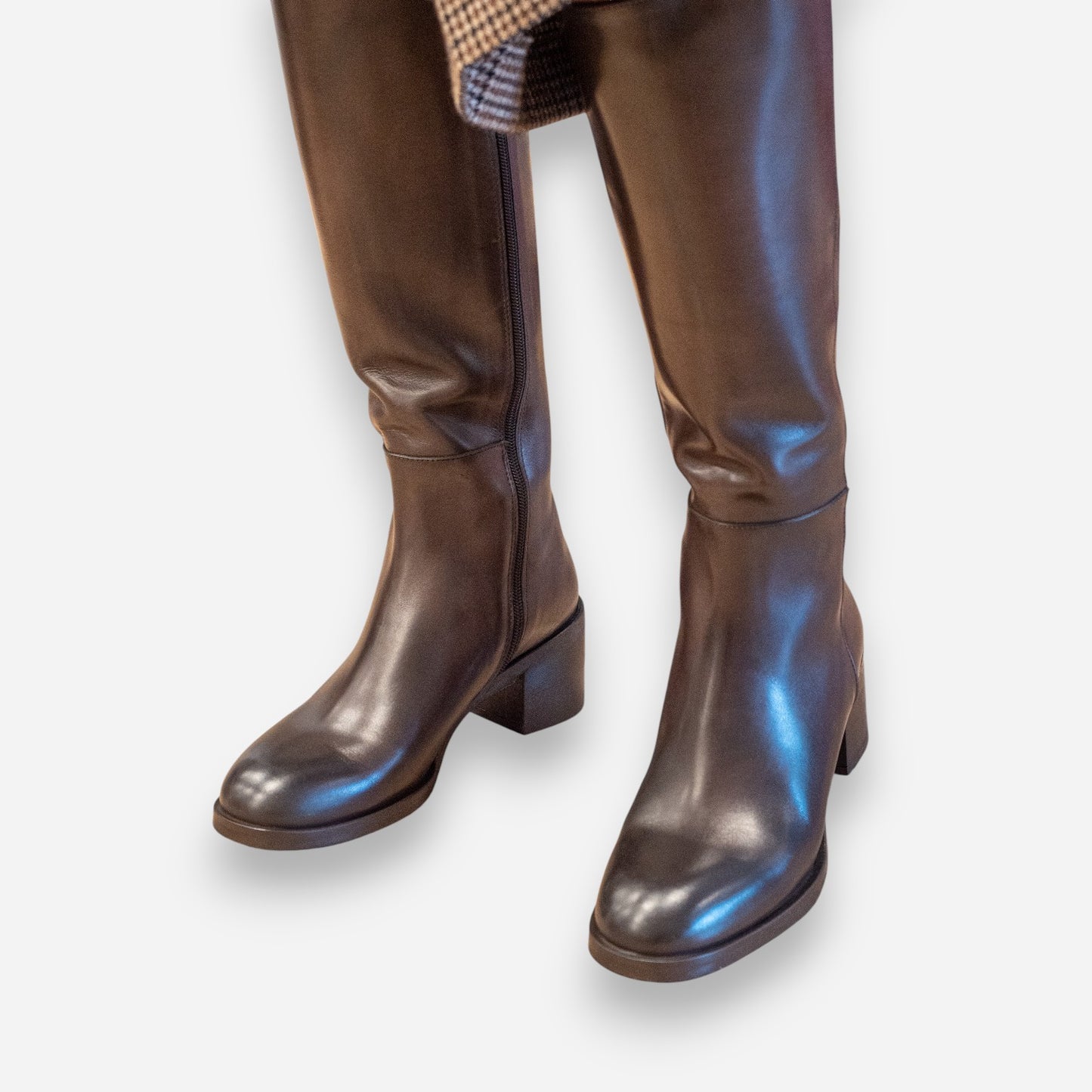 Stivali Donna Gianni Crasto Nature Pelle Testa di Moro 7430