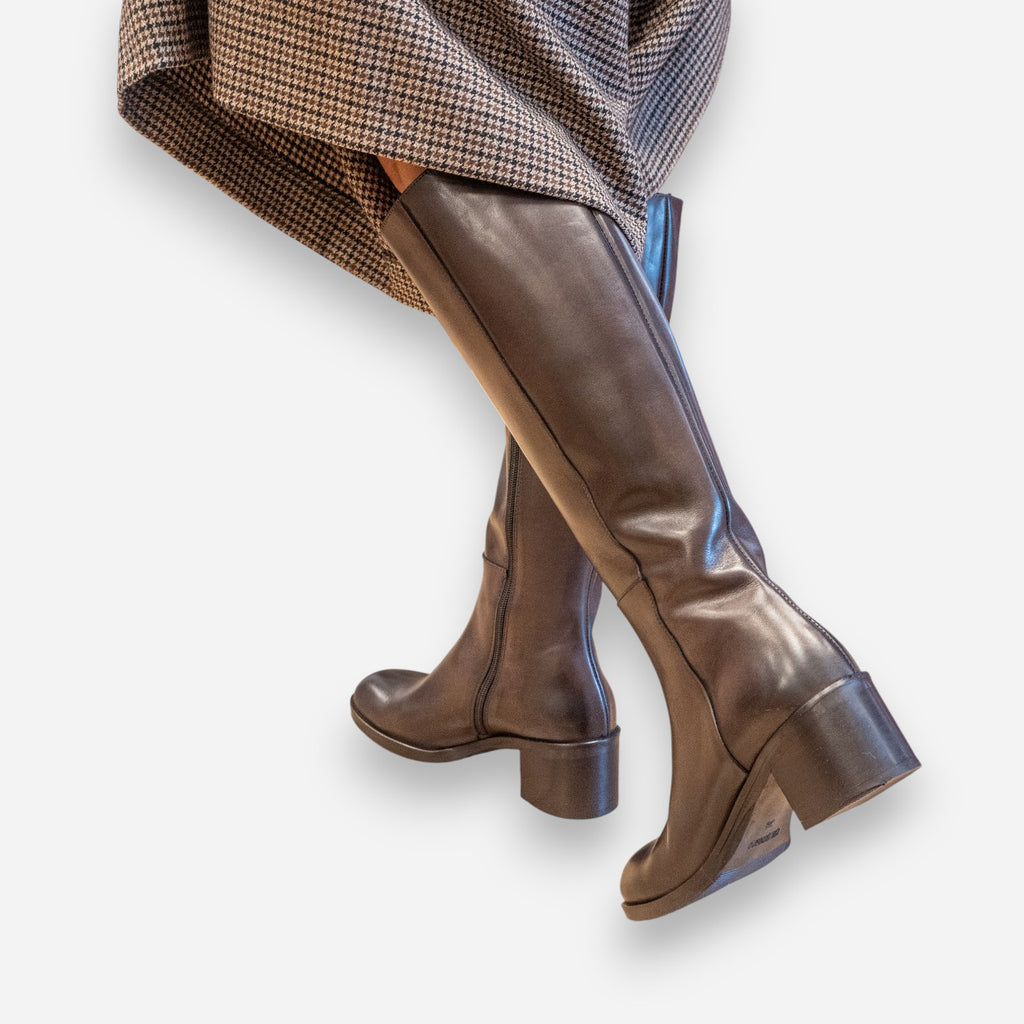 Stivali Donna Gianni Crasto Nature Pelle Testa di Moro 7430