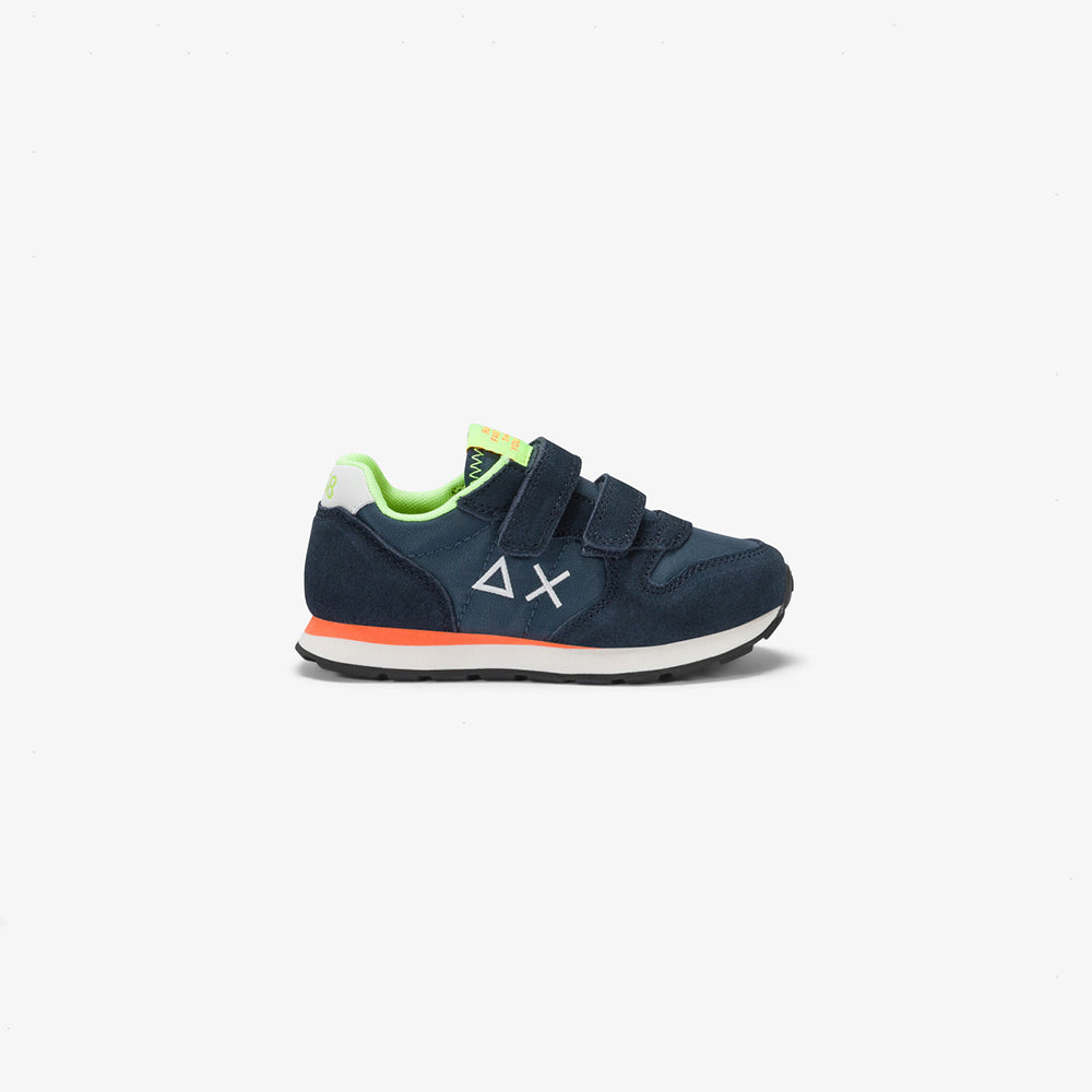  - ["Kids","PE25","Scarpe","Scarpe sportive","Sun68"] - Sun68 Boy's Tom Fluo Baby Navy Blue Z35302B - Lupis SRL