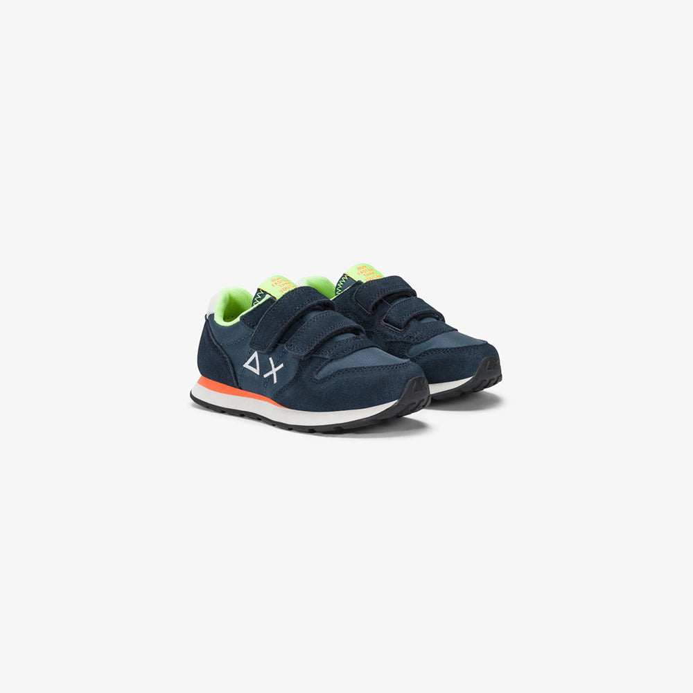  - ["Kids","PE25","Scarpe","Scarpe sportive","Sun68"] - Sun68 Boy's Tom Fluo Baby Navy Blue Z35302B - Lupis SRL