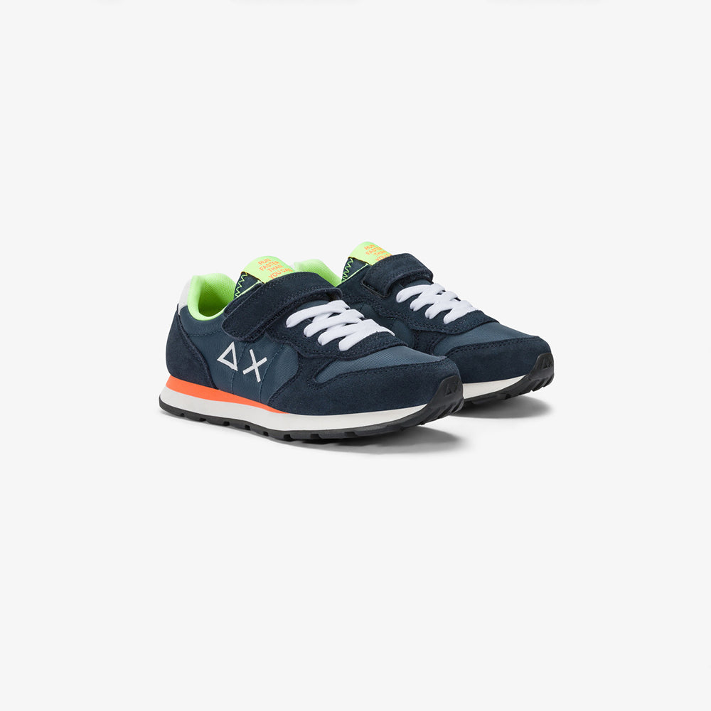  - ["Kids","PE25","Scarpe","Scarpe sportive","Sun68"] - Sun68 Boy's Tom Fluo Kid Navy Blue Z35302K - Lupis SRL