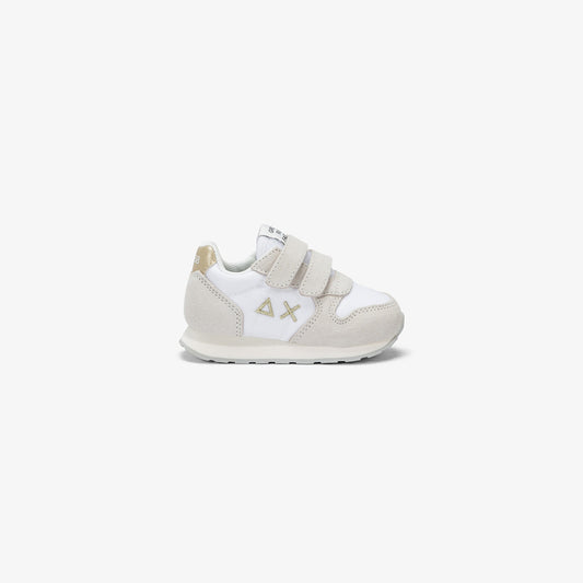 Sun68 Girl's Ally Gold Silver First Step Bianco Z35402F