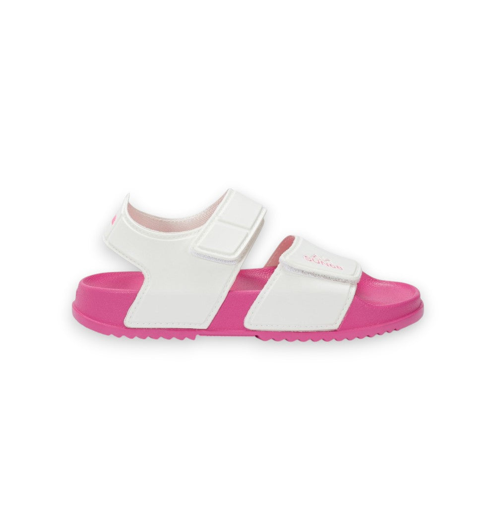 Sun68 Girls Sandals Logo Kid White X36413K