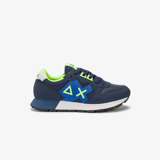  - ["Kids","Nuovo","Scarpe","Scarpe sportive","Sun68"] - Sun68 Boy'S Jaki Fluo Teen Navy Blue - Lupis SRL