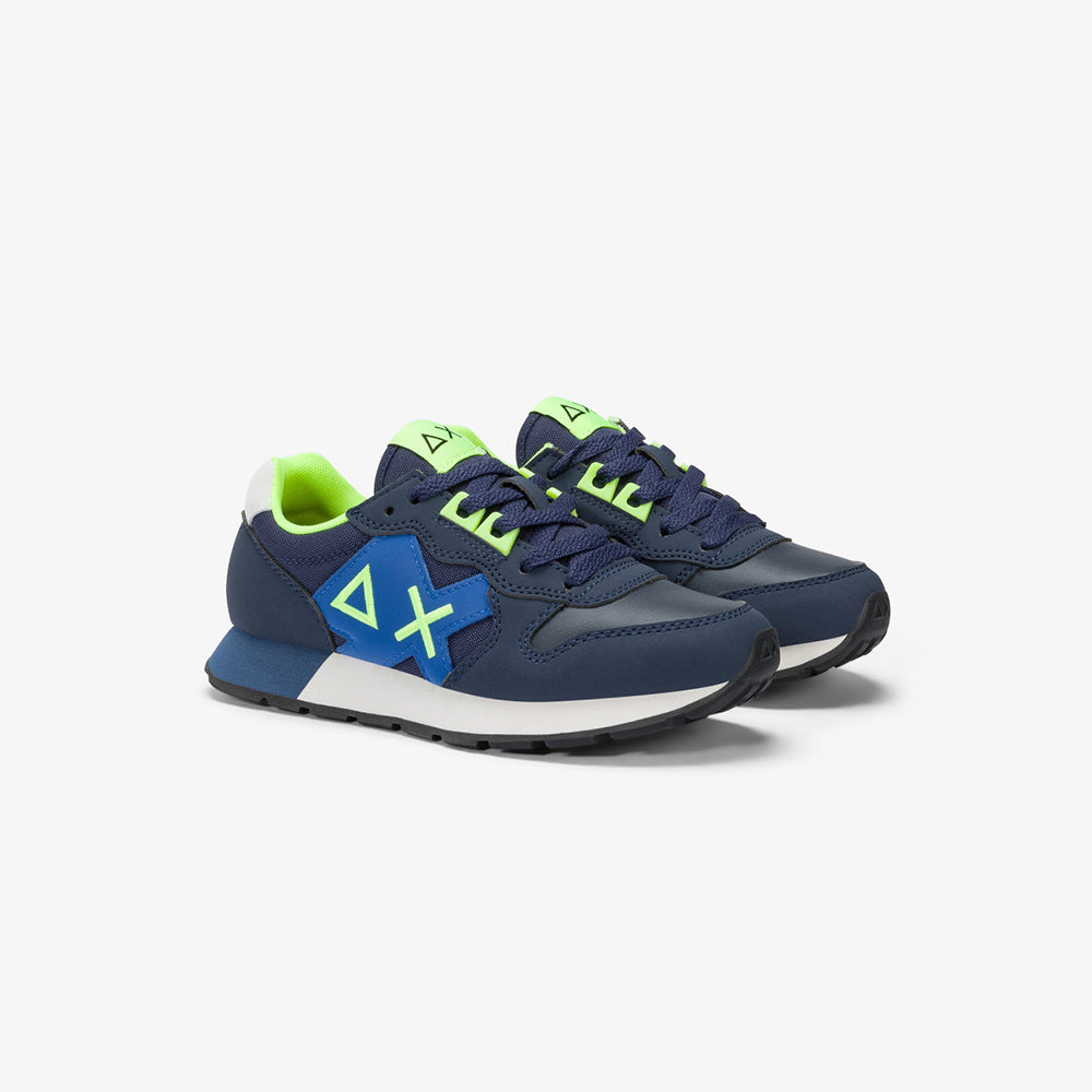  - ["Kids","Nuovo","Scarpe","Scarpe sportive","Sun68"] - Sun68 Boy'S Jaki Fluo Teen Navy Blue - Lupis SRL