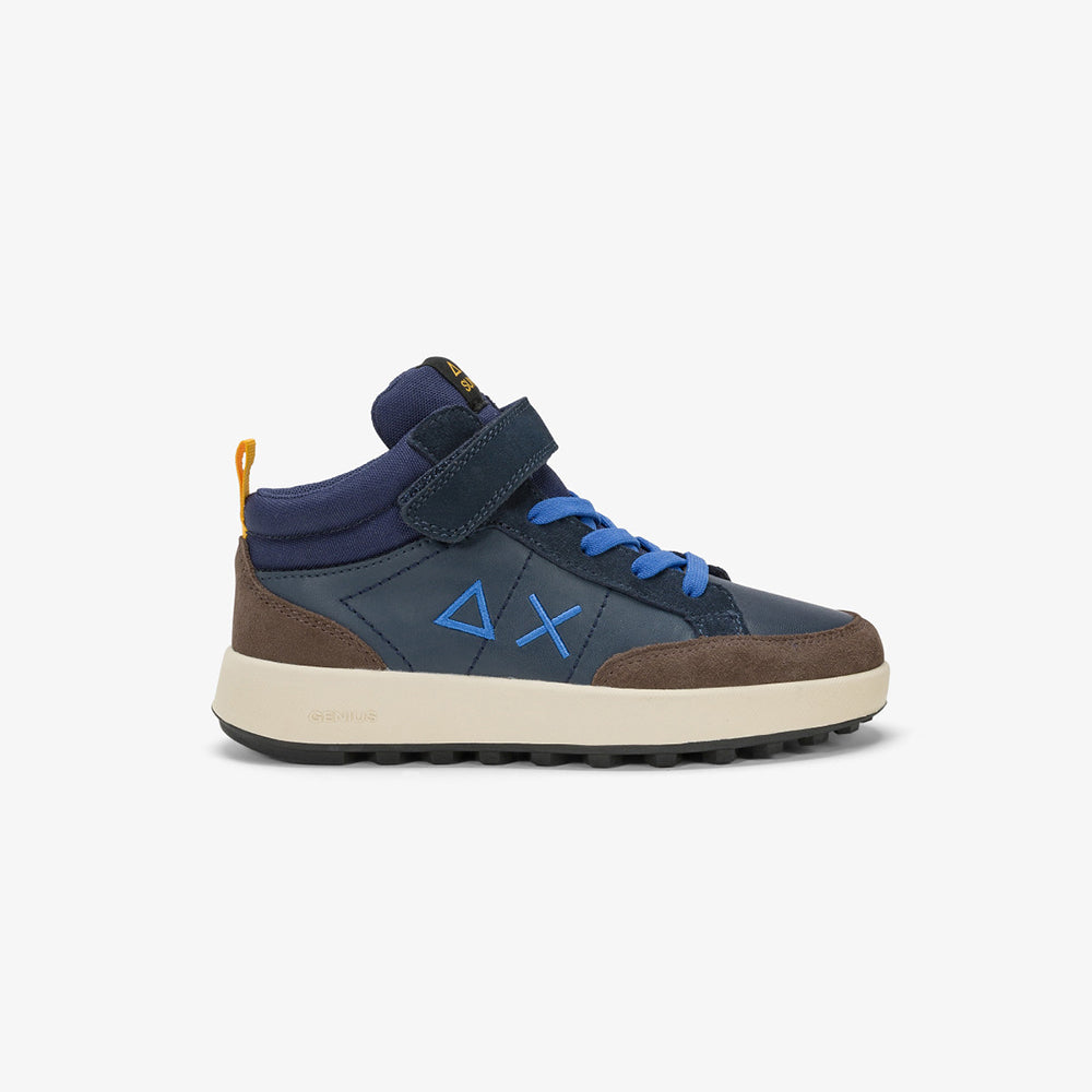  - ["Kids","Nuovo","Scarpe","Scarpe sportive","Sun68"] - Sun68 Boy'S Mid Genius Boy Kid Navy Blue - Lupis SRL
