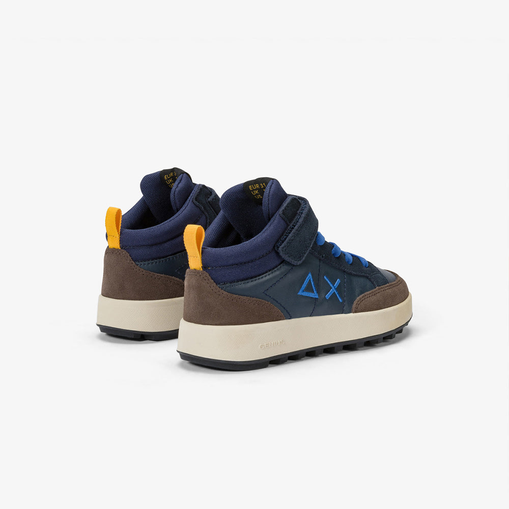  - ["Kids","Nuovo","Scarpe","Scarpe sportive","Sun68"] - Sun68 Boy'S Mid Genius Boy Kid Navy Blue - Lupis SRL