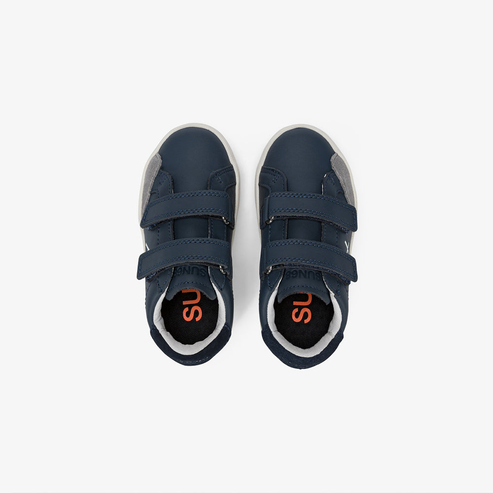 '- ["Kids","Nuovo","Scarpe","Scarpe sportive","Sun68"] - Sun68 Boy'S Street Leather Baby Navy Blue - Lupis SRL