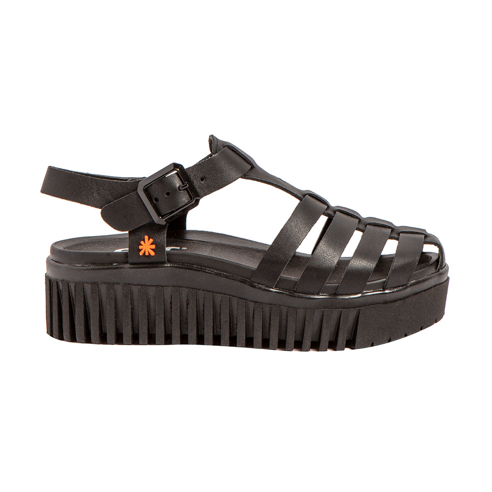  - ["Donna","Sandali","Scarpe","The Art Company","Ultima Taglia"] - The Art Company Nappa Black Brighton 575 - Lupis SRL