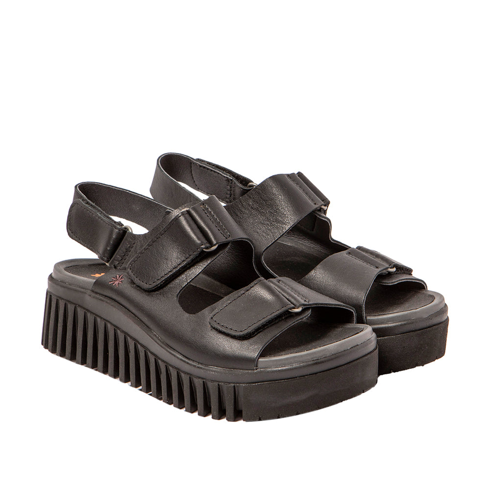 '- ["Donna","Sandali Eleganti","Scarpe","The Art Company"] - The Art Company Nappa Black Brighton 577 - Lupis SRL