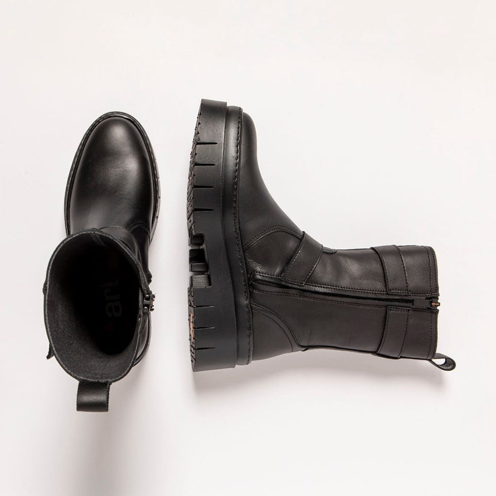 '- ["Donna","Nuovo","Scarpe","Stivali","The Art Company"] - The Art Company 1958 Nappa Black Amberes - Lupis SRL