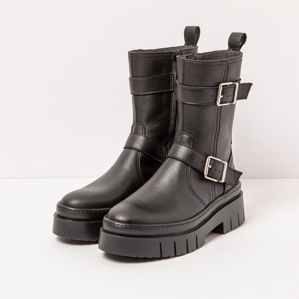 '- ["Donna","Nuovo","Scarpe","Stivali","The Art Company"] - The Art Company 1958 Nappa Black Amberes - Lupis SRL