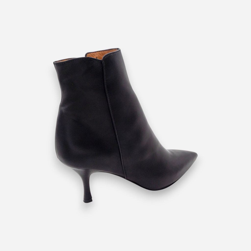 Tronchetti Donna Eva Picci Nappa Pelle Nero AURORA-52