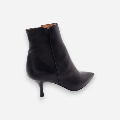 Tronchetti Donna Eva Picci Nappa Pelle Nero AURORA-52