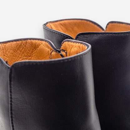 Tronchetti Donna Eva Picci Nappa Pelle Nero AURORA-52