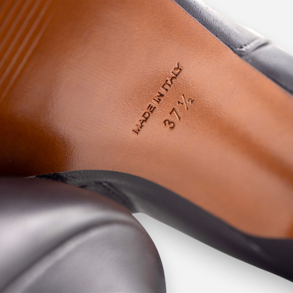 Tronchetti Donna Eva Picci Nappa Pelle Nero AURORA-52