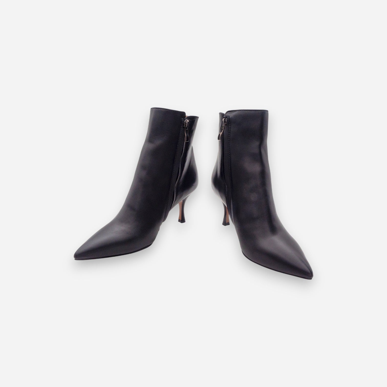 Tronchetti Donna Eva Picci Nappa Pelle Nero AURORA-52