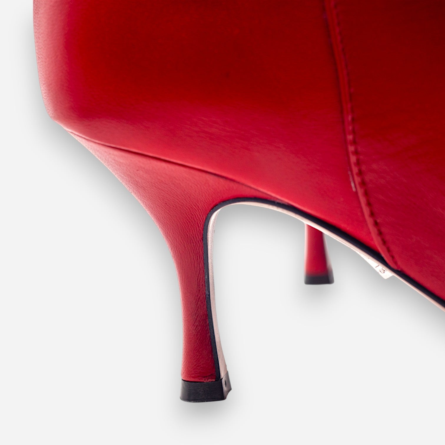 Tronchetti Donna Eva Picci Nappa Pelle Rosso AURORA-52