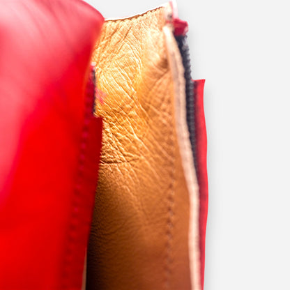 Tronchetti Donna Eva Picci Nappa Pelle Rosso AURORA-52