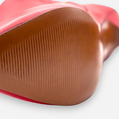 Tronchetti Donna Eva Picci Nappa Pelle Rosso AURORA-52