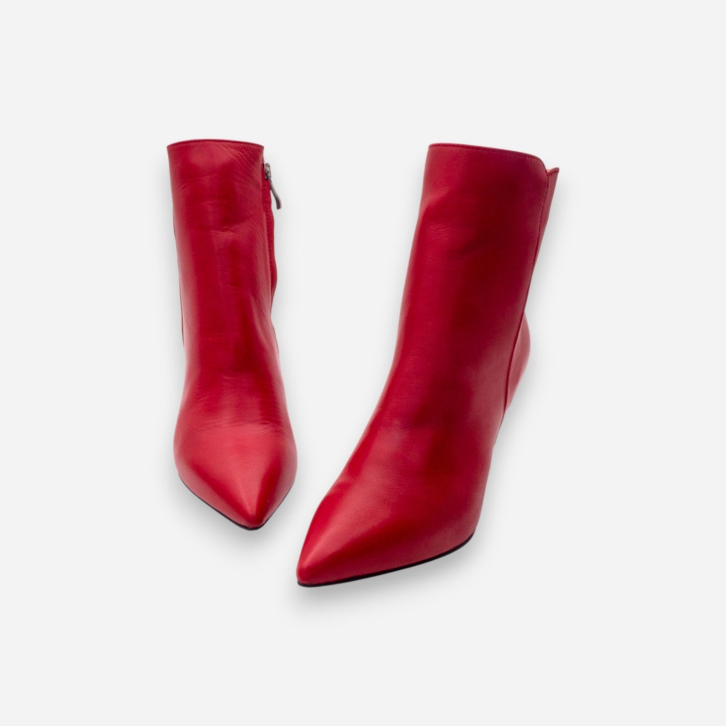 Tronchetti Donna Eva Picci Nappa Pelle Rosso AURORA-52