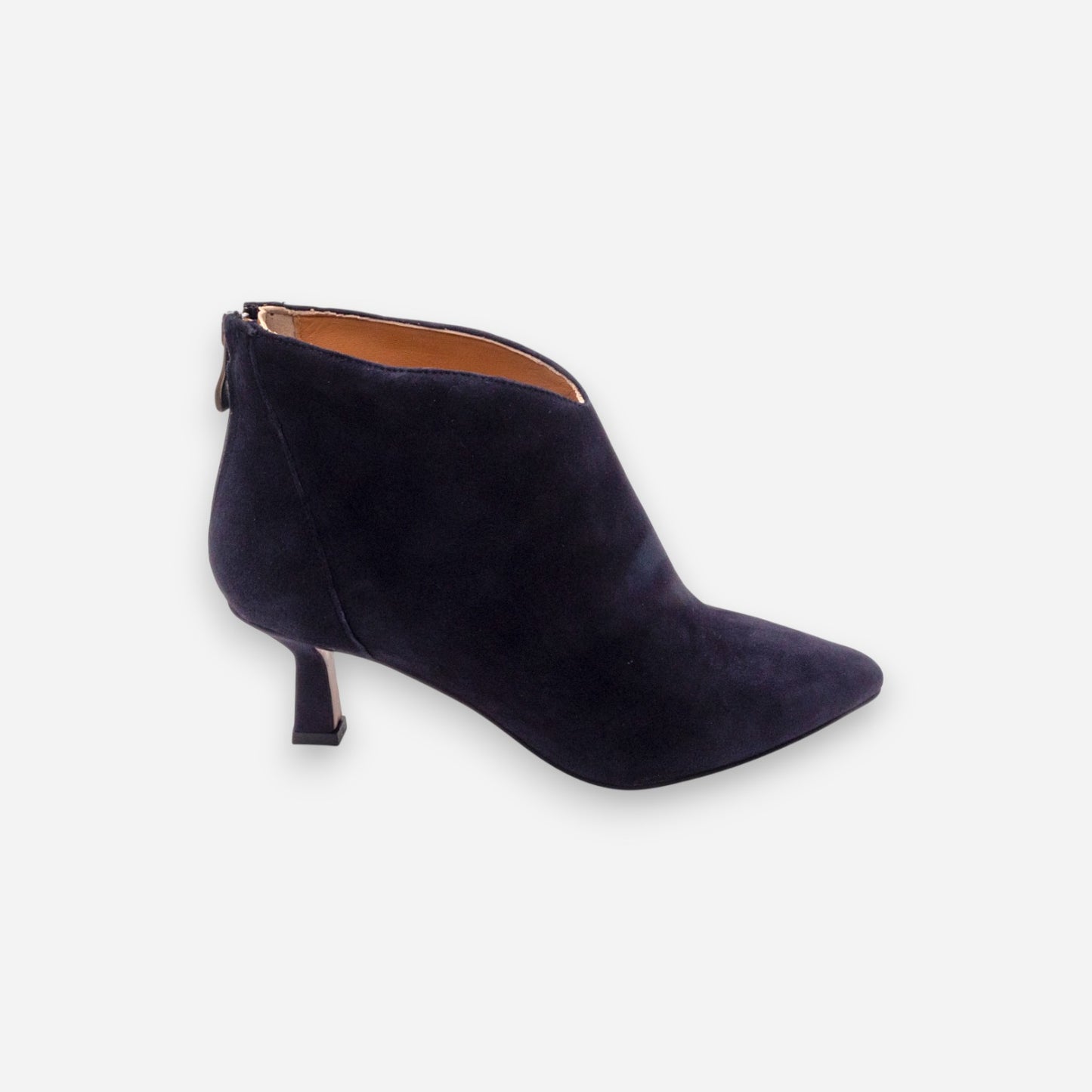 Tronchetto Donna Eva Picci Camoscio Blu AMY