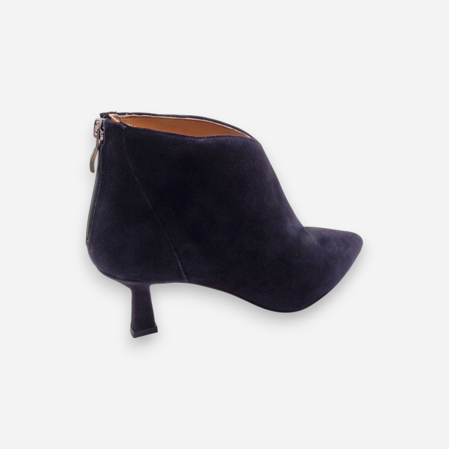 Tronchetto Donna Eva Picci Camoscio Blu AMY