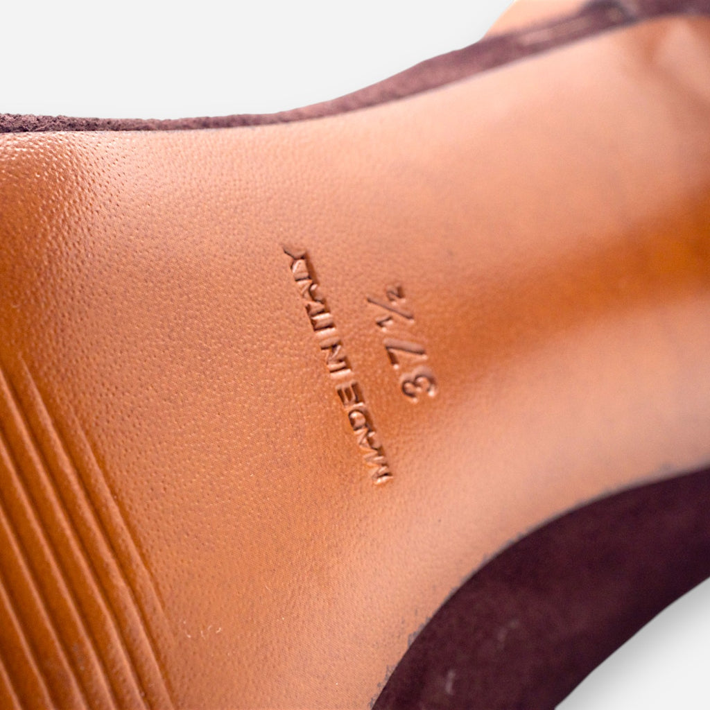 Tronchetto Donna Eva Picci Camoscio Marrone AMY